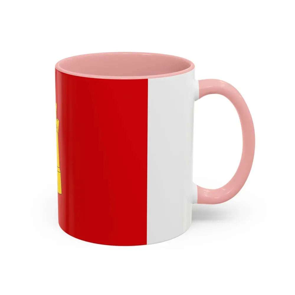 Flag of Middelburg the capital of the province of Zeeland Netherlands - Accent Coffee Mug - Go Mug Yourself