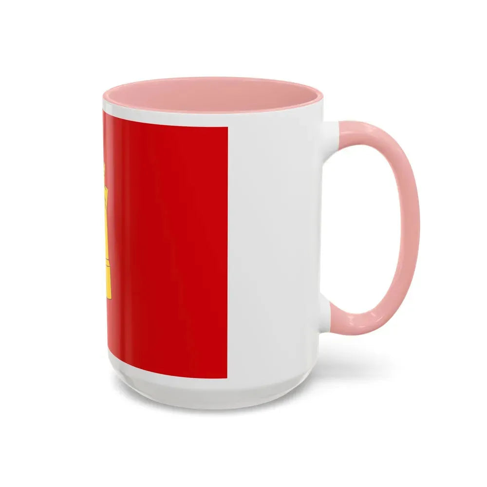 Flag of Middelburg the capital of the province of Zeeland Netherlands - Accent Coffee Mug - Go Mug Yourself