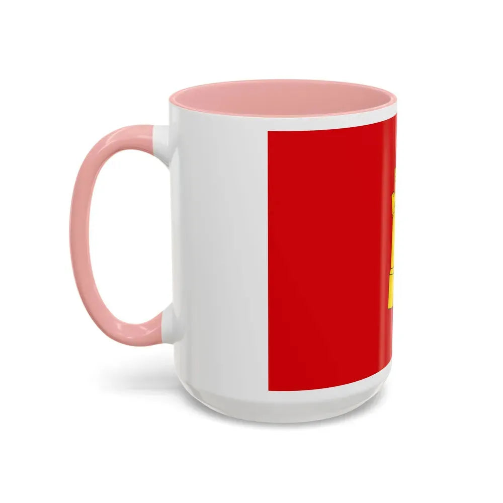 Flag of Middelburg the capital of the province of Zeeland Netherlands - Accent Coffee Mug - Go Mug Yourself