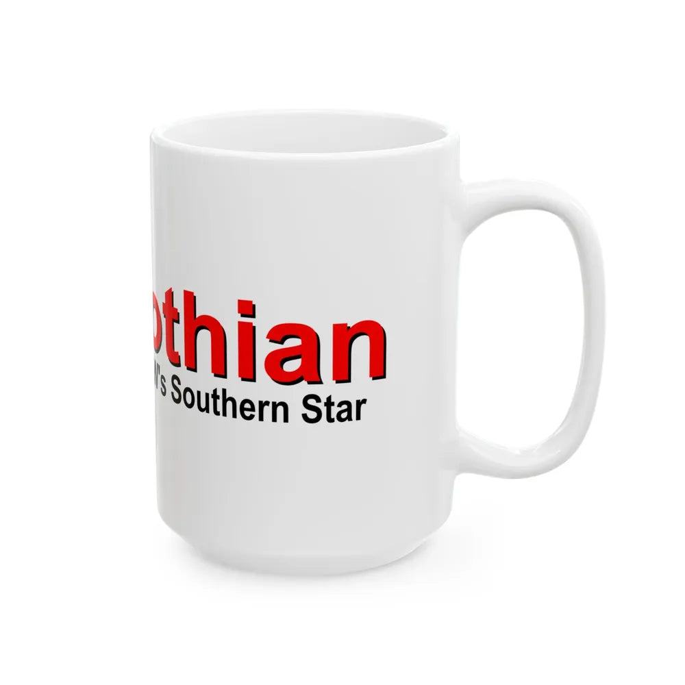 Flag of Midlothian Texas (United States) White Coffee Mug - Go Mug Yourself