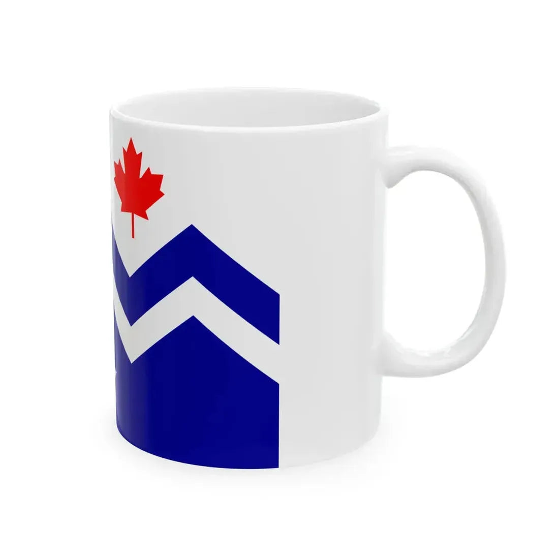 Flag of Midway British Columbia (Canada) White Coffee Mug - Go Mug Yourself