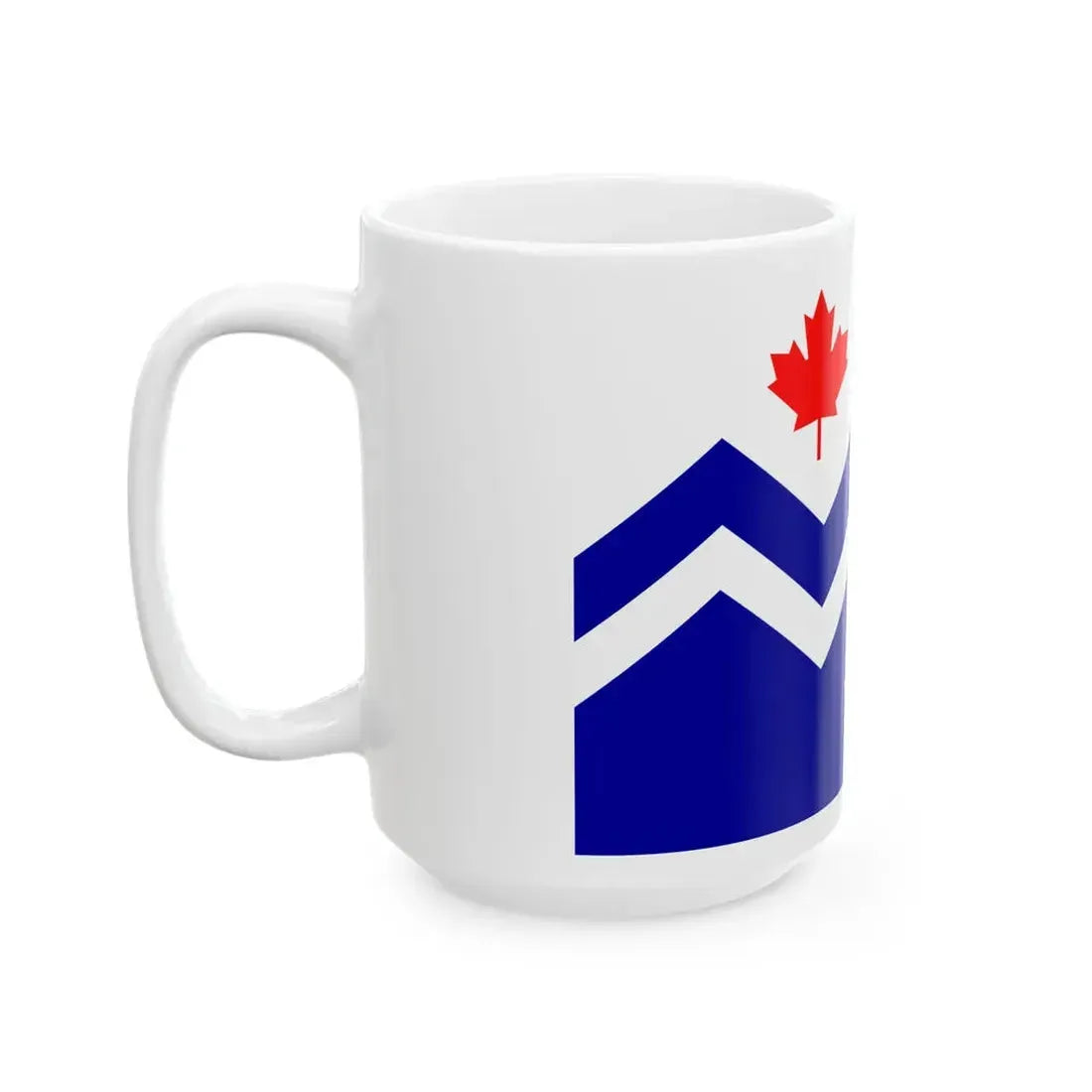 Flag of Midway British Columbia (Canada) White Coffee Mug - Go Mug Yourself