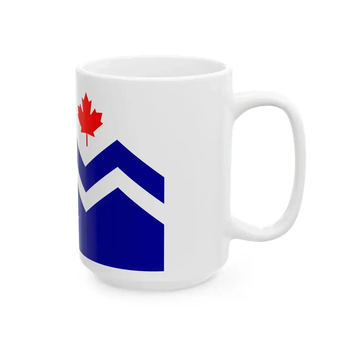 Flag of Midway British Columbia (Canada) White Coffee Mug - Go Mug Yourself