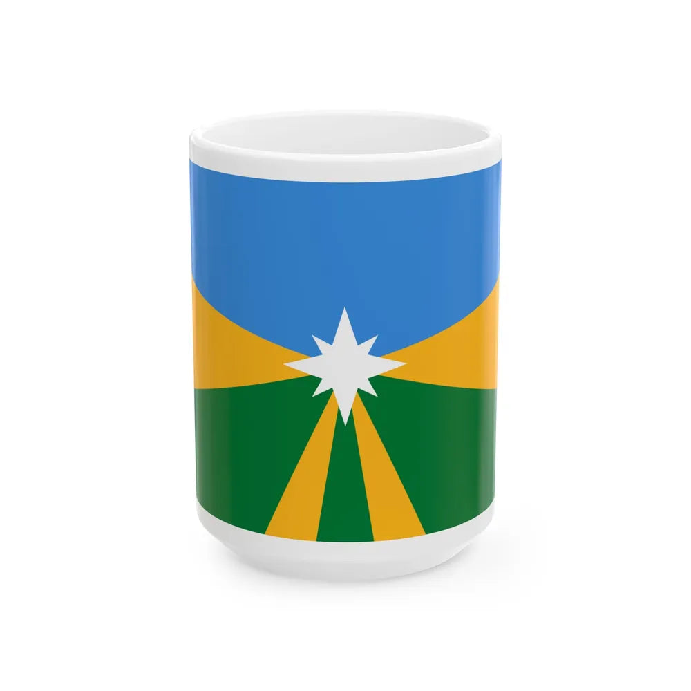 Flag of Midway Kentucky (United States) White Coffee Mug 15oz - Go Mug Yourself