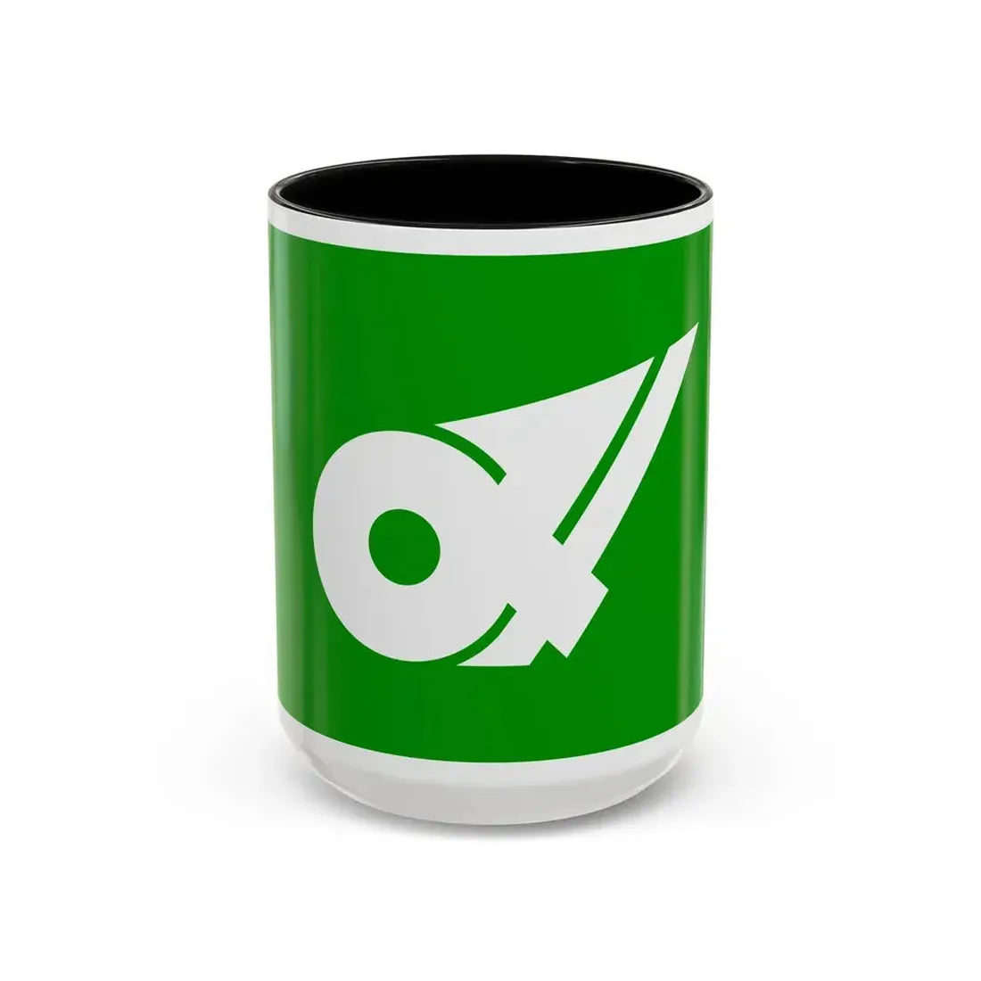 Flag of Mie Prefecture Japan - Accent Coffee Mug 15oz Black - Go Mug Yourself