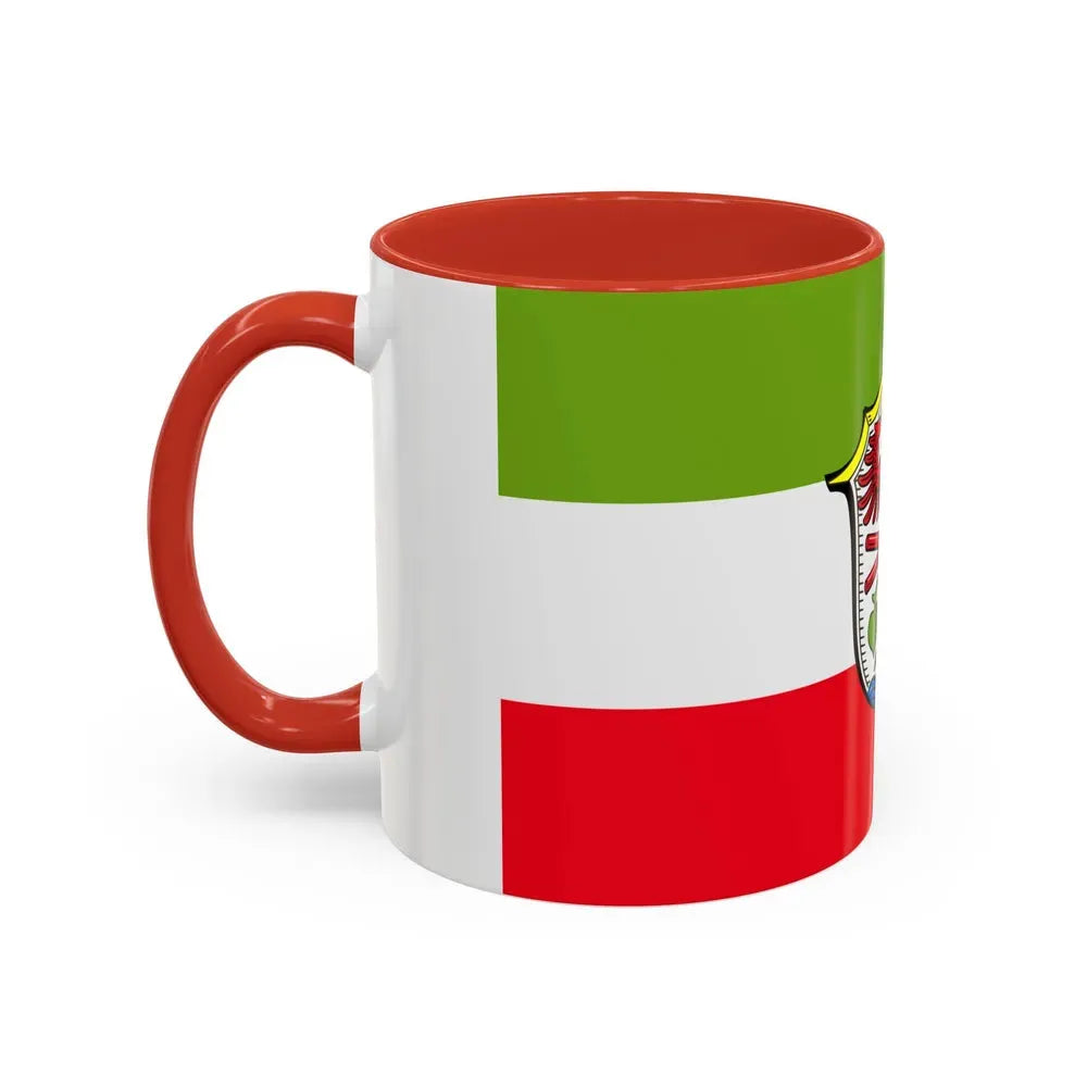 Flag of Miesbach Germany - Accent Coffee Mug - Go Mug Yourself