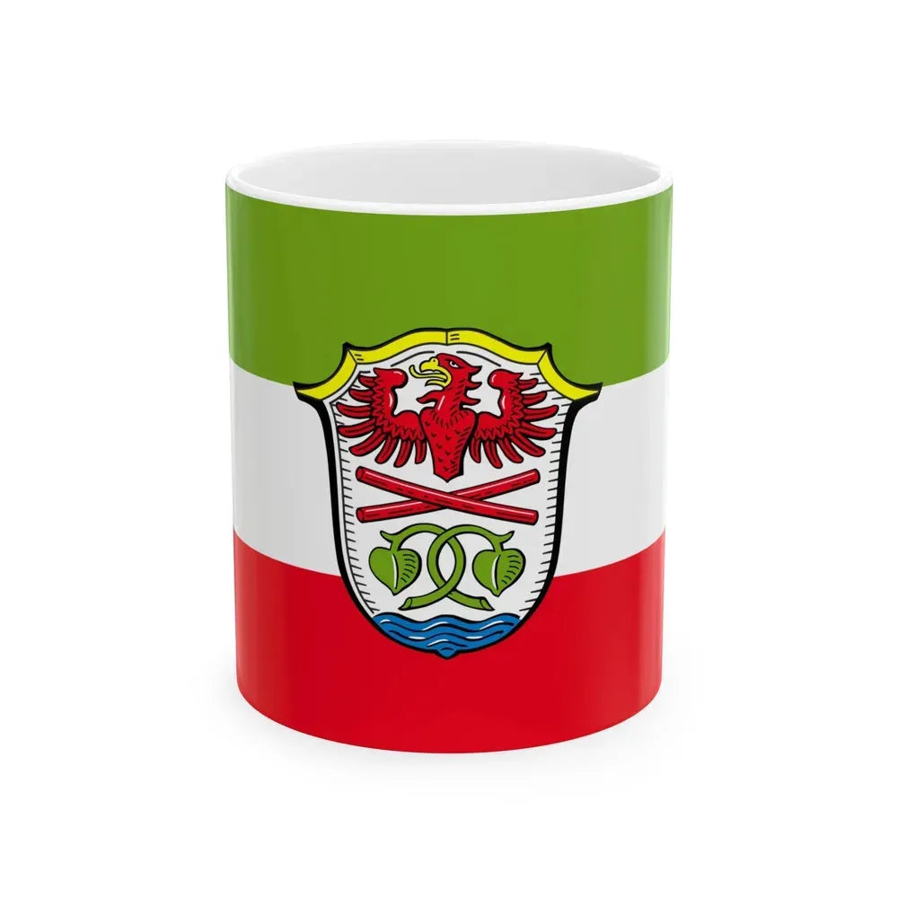 Flag of Miesbach Germany - White Coffee Mug 11oz - Go Mug Yourself