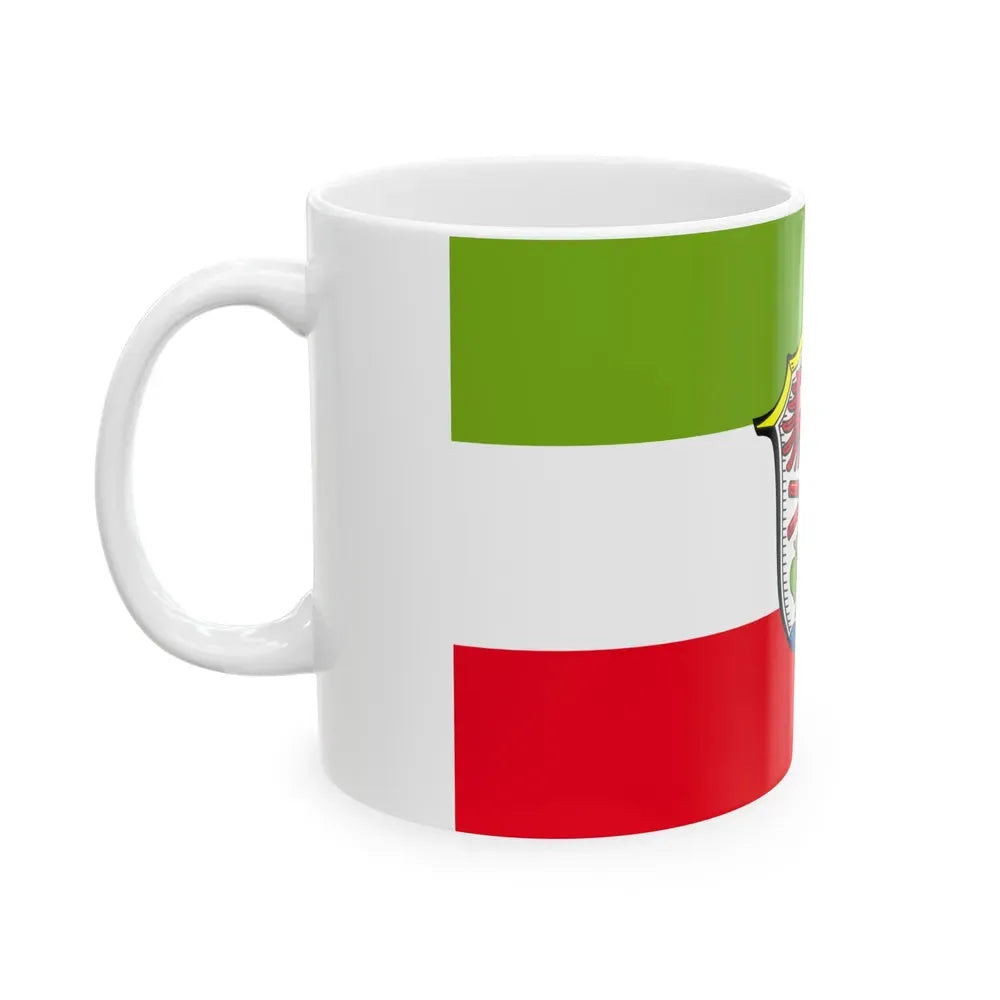 Flag of Miesbach Germany - White Coffee Mug - Go Mug Yourself