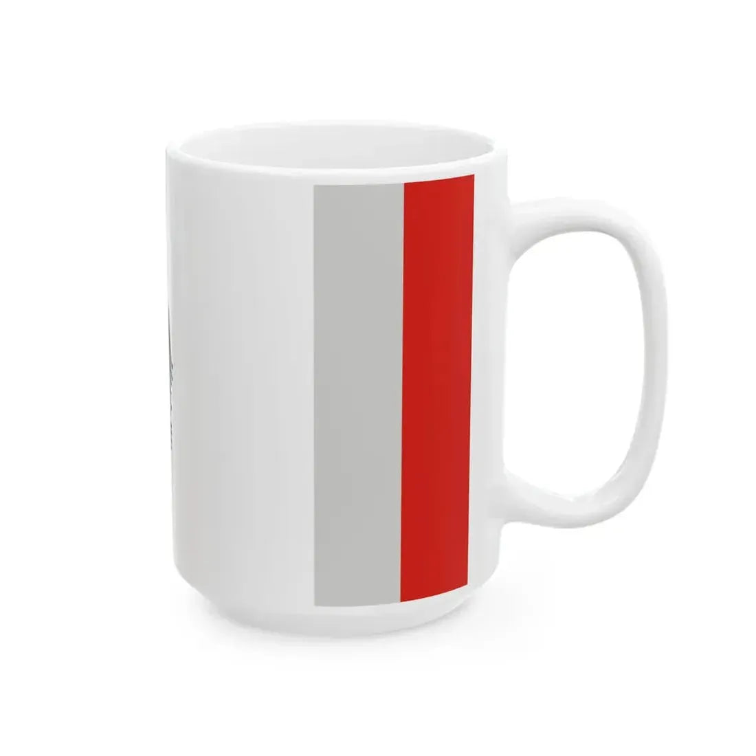 Flag of Mikekaracsonyfa (Hungary) White Coffee Mug - Go Mug Yourself