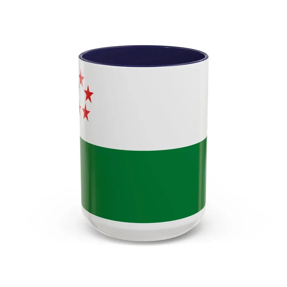 Flag of Milagro Ecuador - Accent Coffee Mug 15oz Navy - Go Mug Yourself