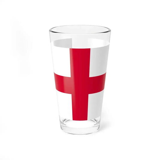 Flag of Milan (Italy) Pint Glass 16oz 16oz - Go Mug Yourself