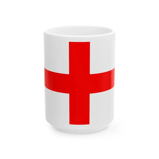 Flag of Milan Italy - White Coffee Mug 15oz - Go Mug Yourself