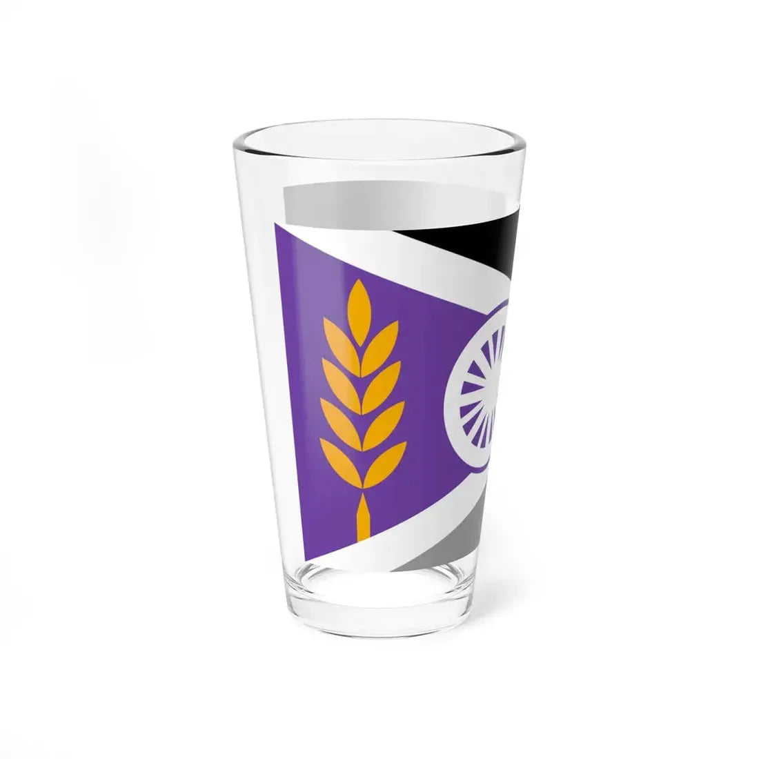 Flag of Milford Nebraska (United States) Pint Glass 16oz - Go Mug Yourself