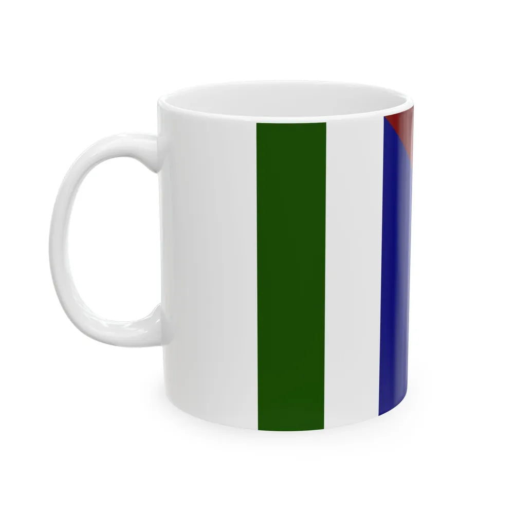 Flag of Milne Bay Papa New Guinea - White Coffee Mug - Go Mug Yourself