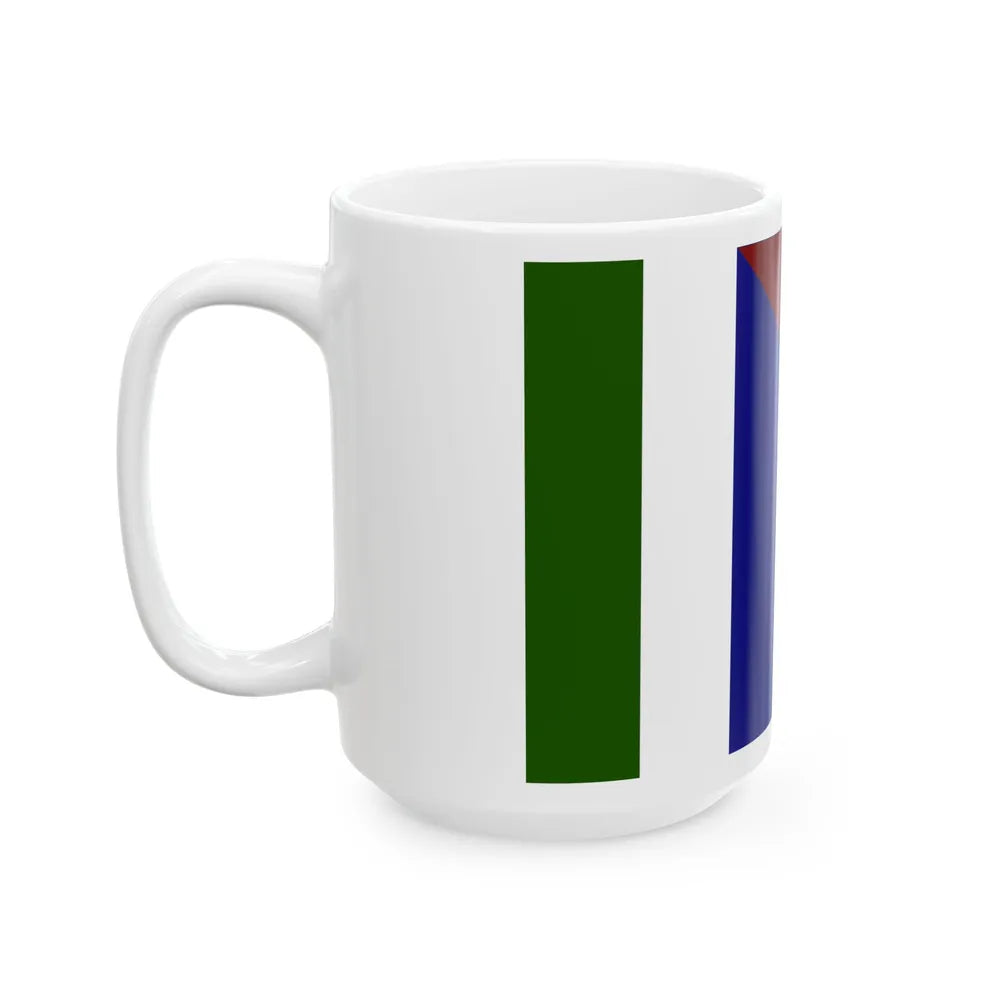 Flag of Milne Bay Papa New Guinea - White Coffee Mug - Go Mug Yourself