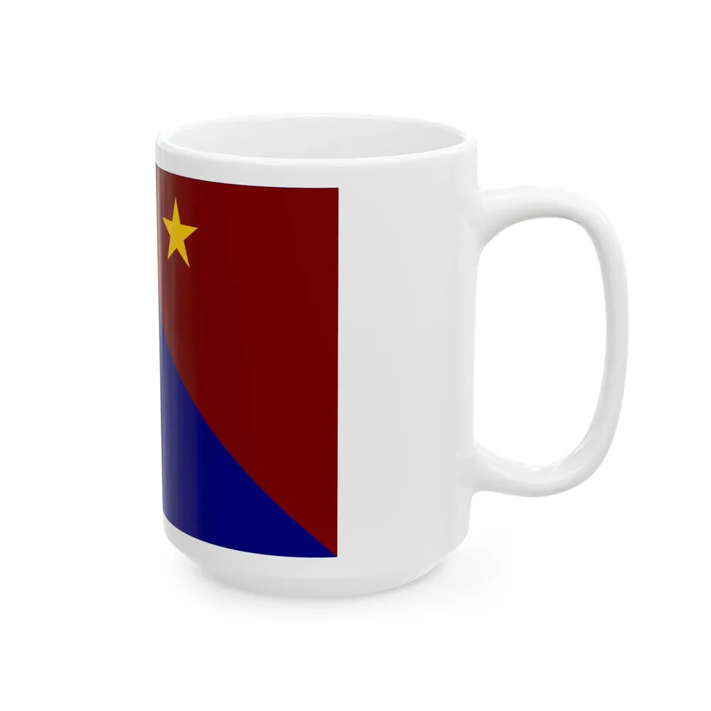 Flag of Milne Bay Papa New Guinea - White Coffee Mug - Go Mug Yourself