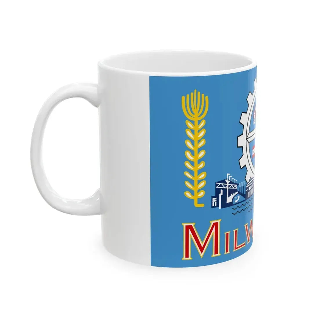 Flag of Milwaukee Wisconsin (United States) White Coffee Mug - Go Mug Yourself