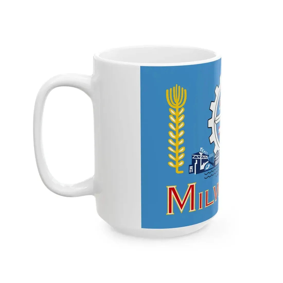 Flag of Milwaukee Wisconsin (United States) White Coffee Mug - Go Mug Yourself