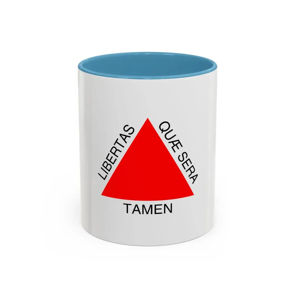 Flag of Minas Gerais Brazil - Accent Coffee Mug 11oz Light Blue - Go Mug Yourself