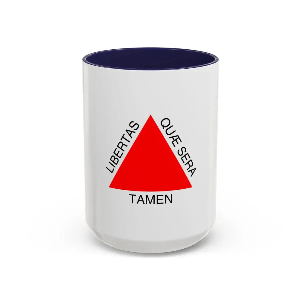 Flag of Minas Gerais Brazil - Accent Coffee Mug 15oz Navy - Go Mug Yourself