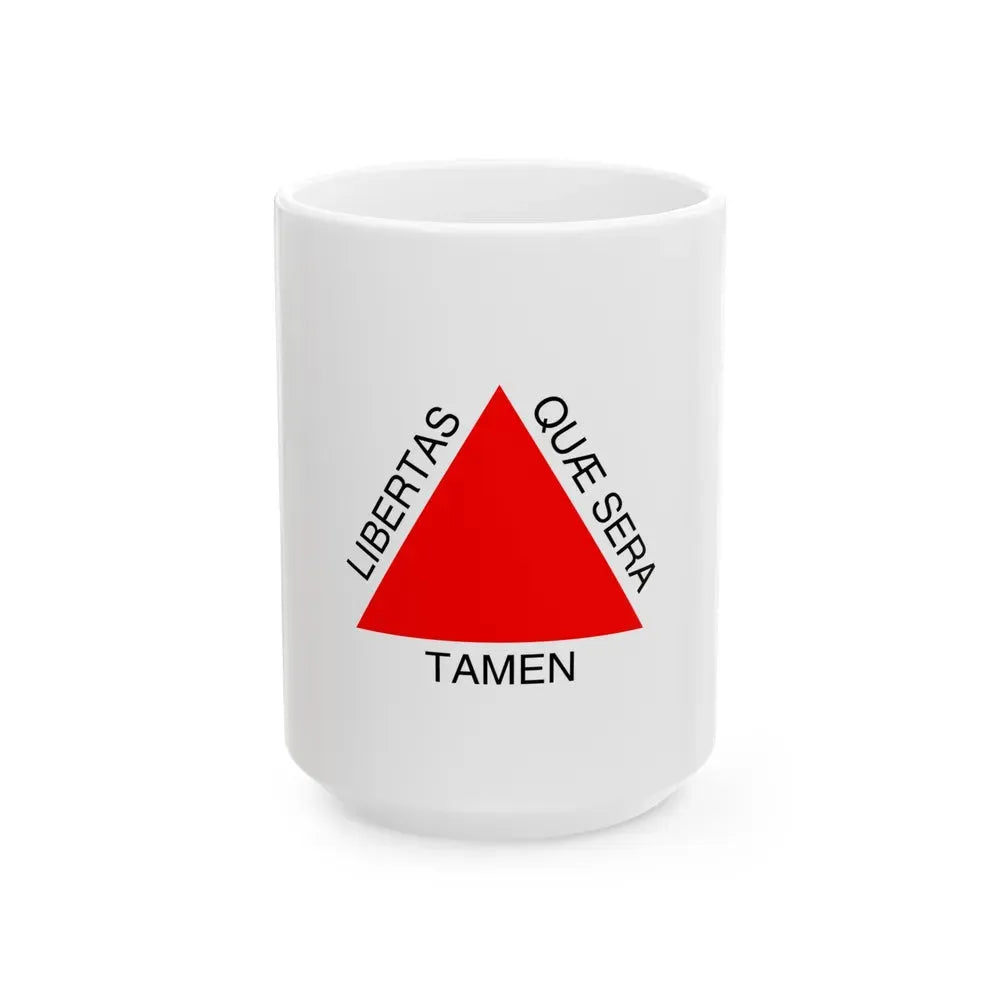 Flag of Minas Gerais Brazil - White Coffee Mug 15oz - Go Mug Yourself