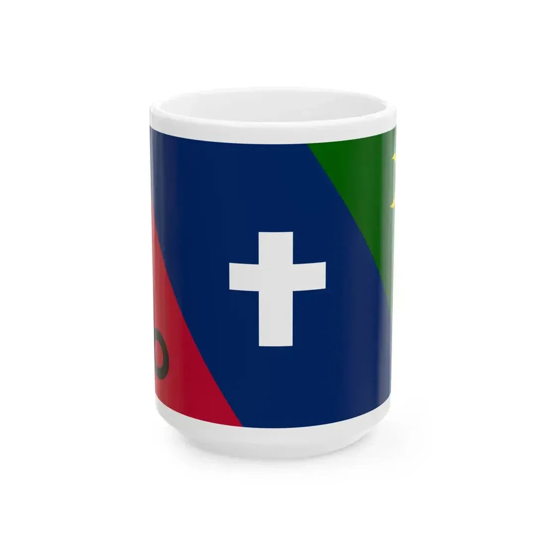 Flag of Mindanao Alexander Noble 1990 (Philippines) White Coffee Mug 15oz - Go Mug Yourself