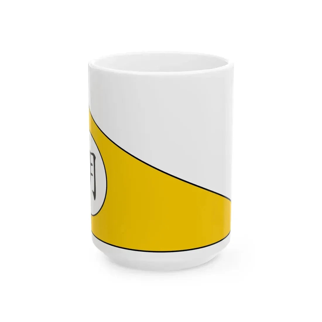 Flag of Ming Dynasty fictitious (China) White Coffee Mug 15oz - Go Mug Yourself