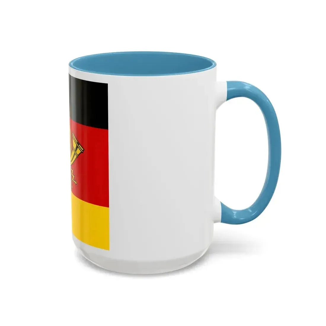 Flag of Minister of Deutsche Bundespost Germany - Accent Coffee Mug - Go Mug Yourself