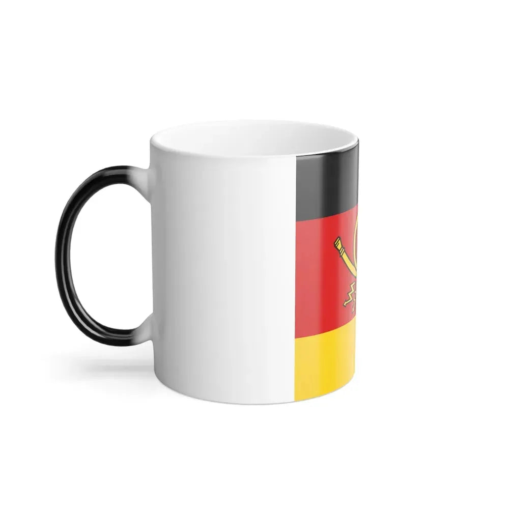 Flag of Minister of Deutsche Bundespost Germany - Color Changing Coffee Mug - Go Mug Yourself