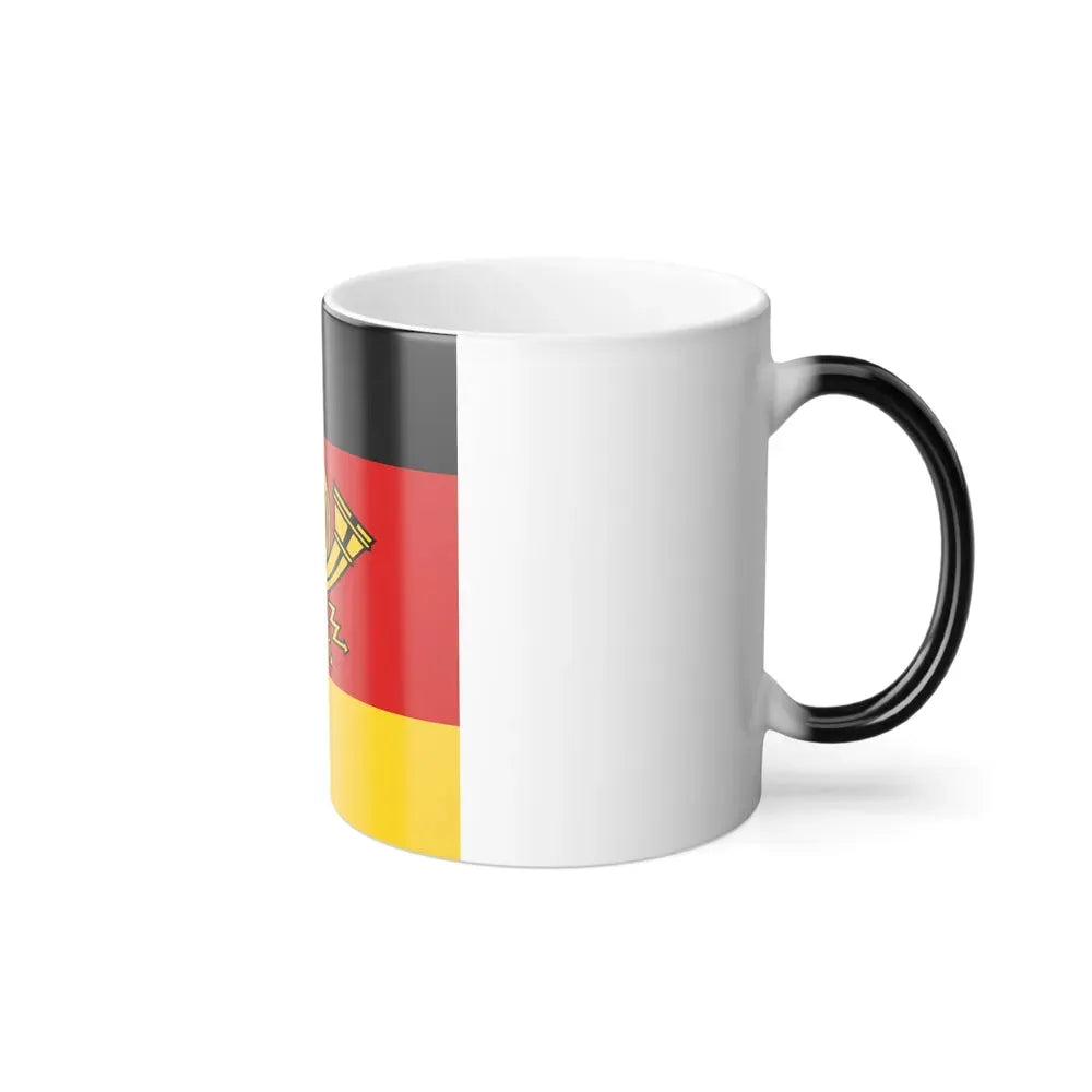 Flag of Minister of Deutsche Bundespost Germany - Color Changing Coffee Mug - Go Mug Yourself