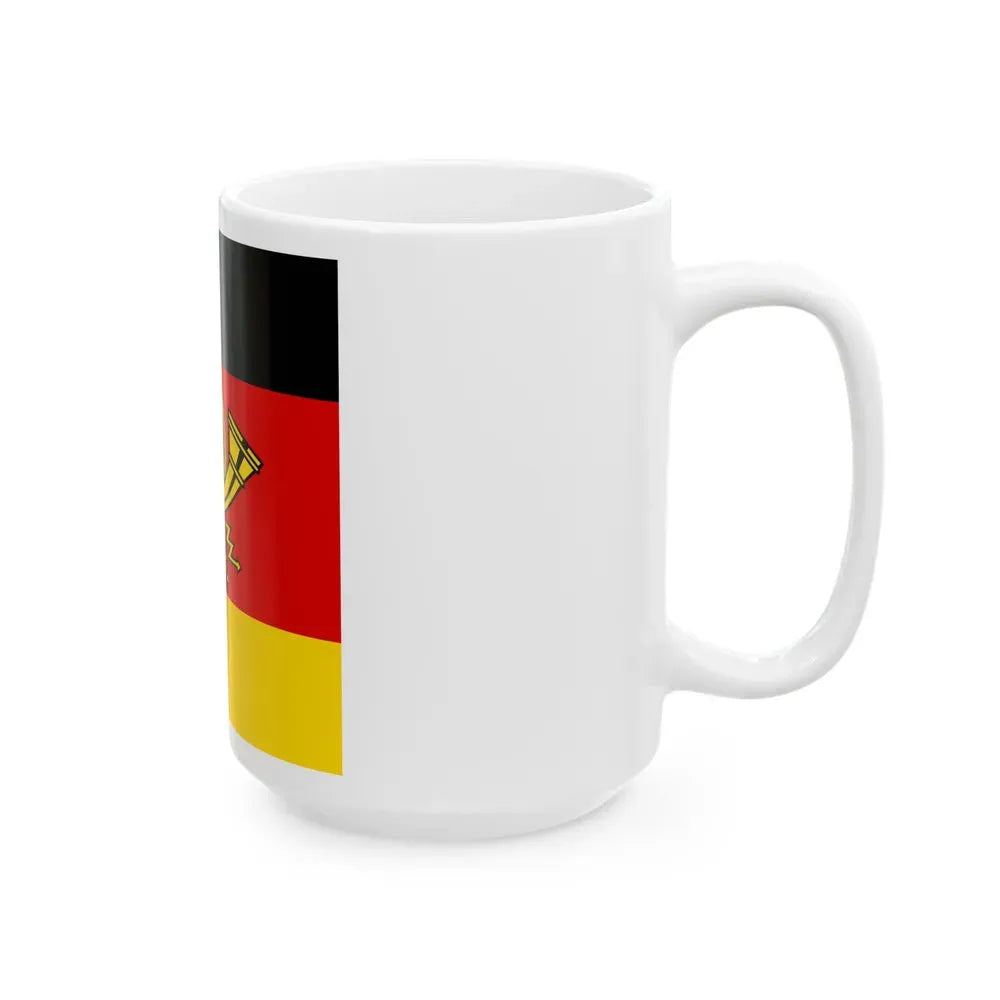 Flag of Minister of Deutsche Bundespost Germany - White Coffee Mug - Go Mug Yourself