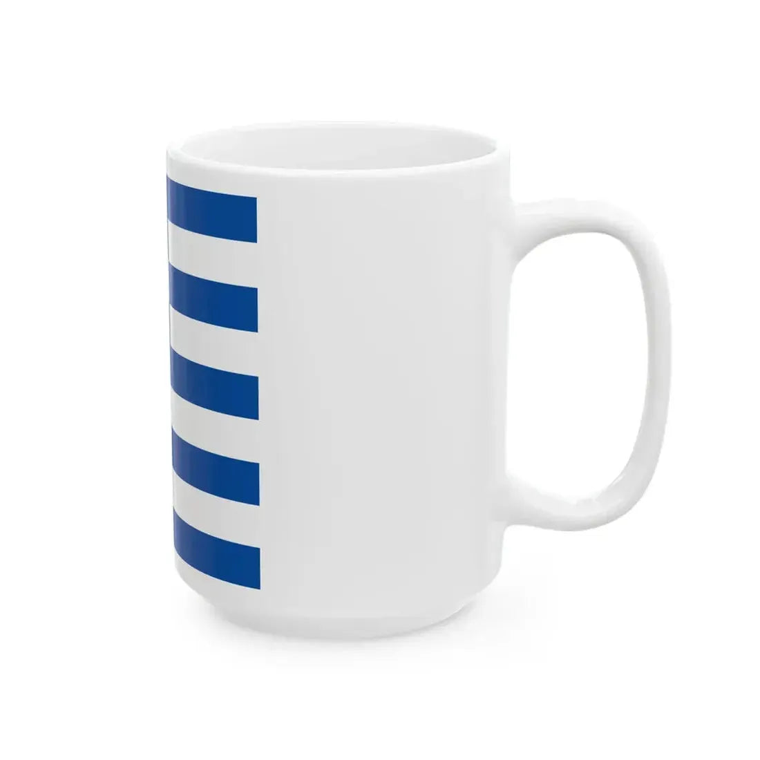 Flag of Minister of Navy of Greece 1914-1924 (Greece) White Coffee Mug - Go Mug Yourself