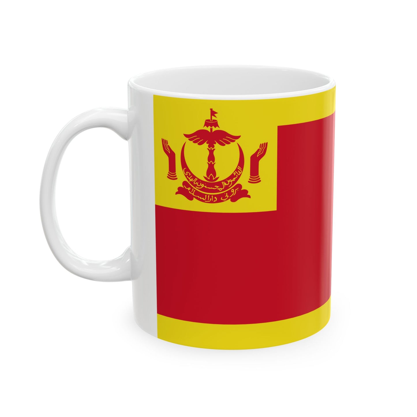 Flag of ministers of Brunei (Brunei) White Coffee Mug-Go Mug Yourself