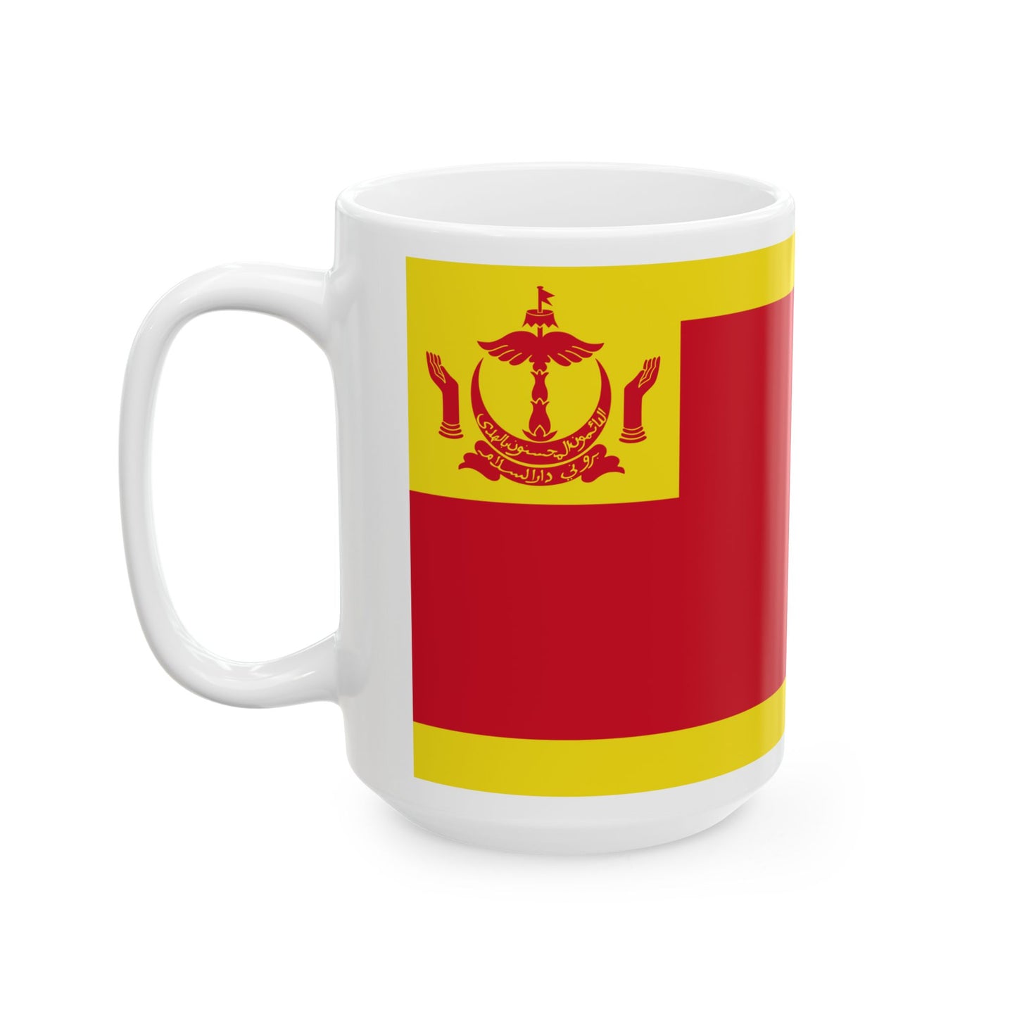 Flag of ministers of Brunei (Brunei) White Coffee Mug-Go Mug Yourself