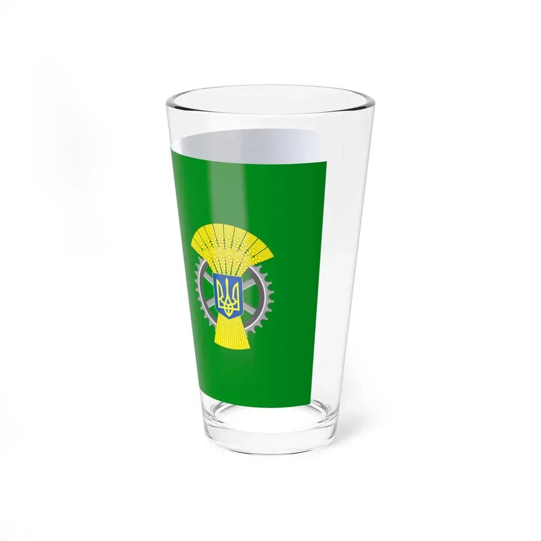 Flag of Ministry of Agrarian Policy and Food of Ukraine (Ukraine) Pint Glass 16oz - Go Mug Yourself
