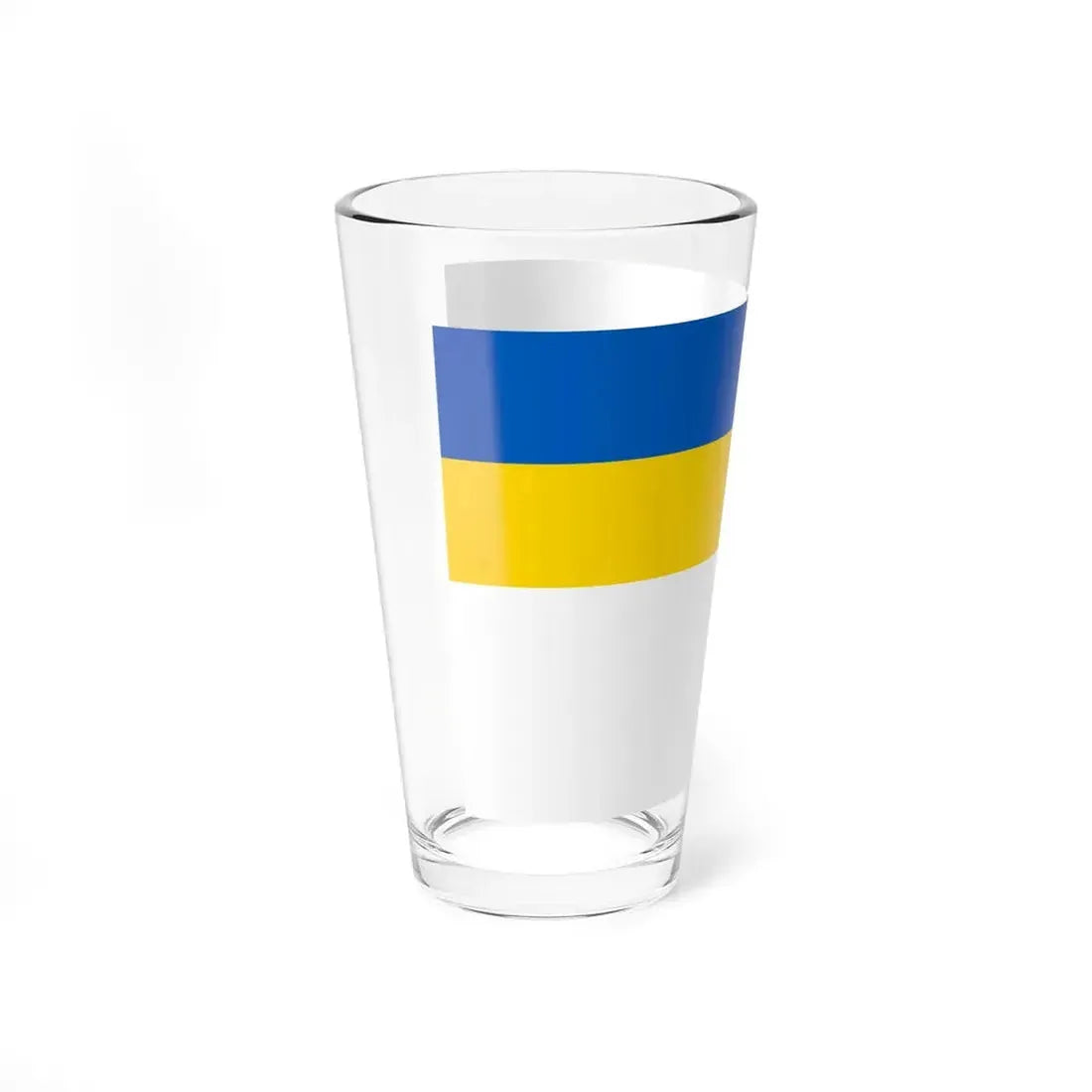 Flag of Ministry of Healthcare of Ukraine (Ukraine) Pint Glass 16oz - Go Mug Yourself