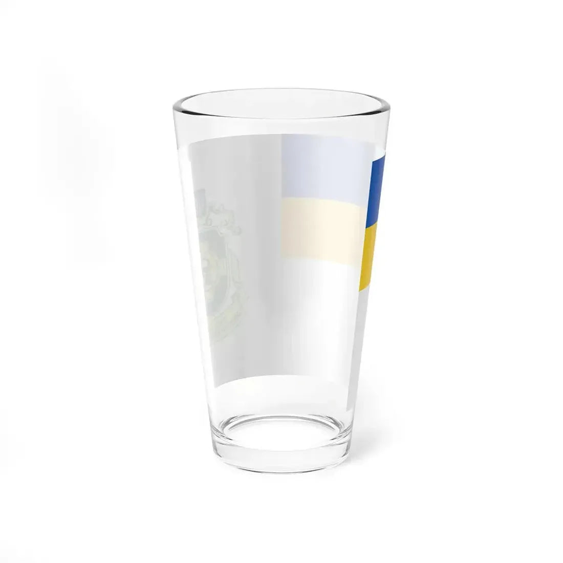 Flag of Ministry of Healthcare of Ukraine (Ukraine) Pint Glass 16oz - Go Mug Yourself