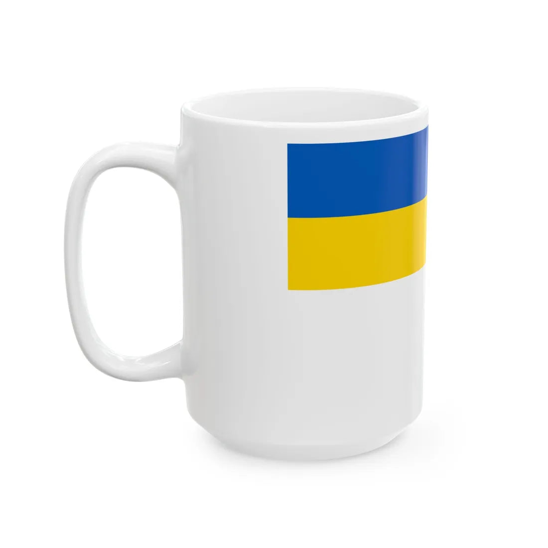 Flag of Ministry of Healthcare of Ukraine (Ukraine) White Coffee Mug - Go Mug Yourself
