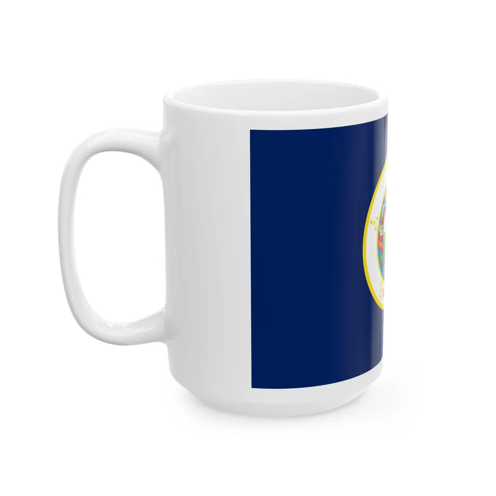 Flag of Minnesota 1957-1983 (United States) White Coffee Mug - Go Mug Yourself