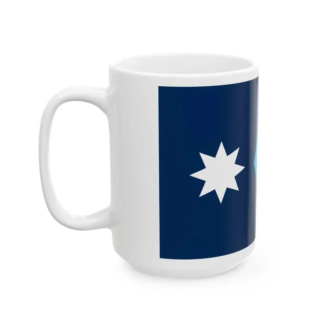 Flag of Minnesota as Paths (United States) White Coffee Mug - Go Mug Yourself