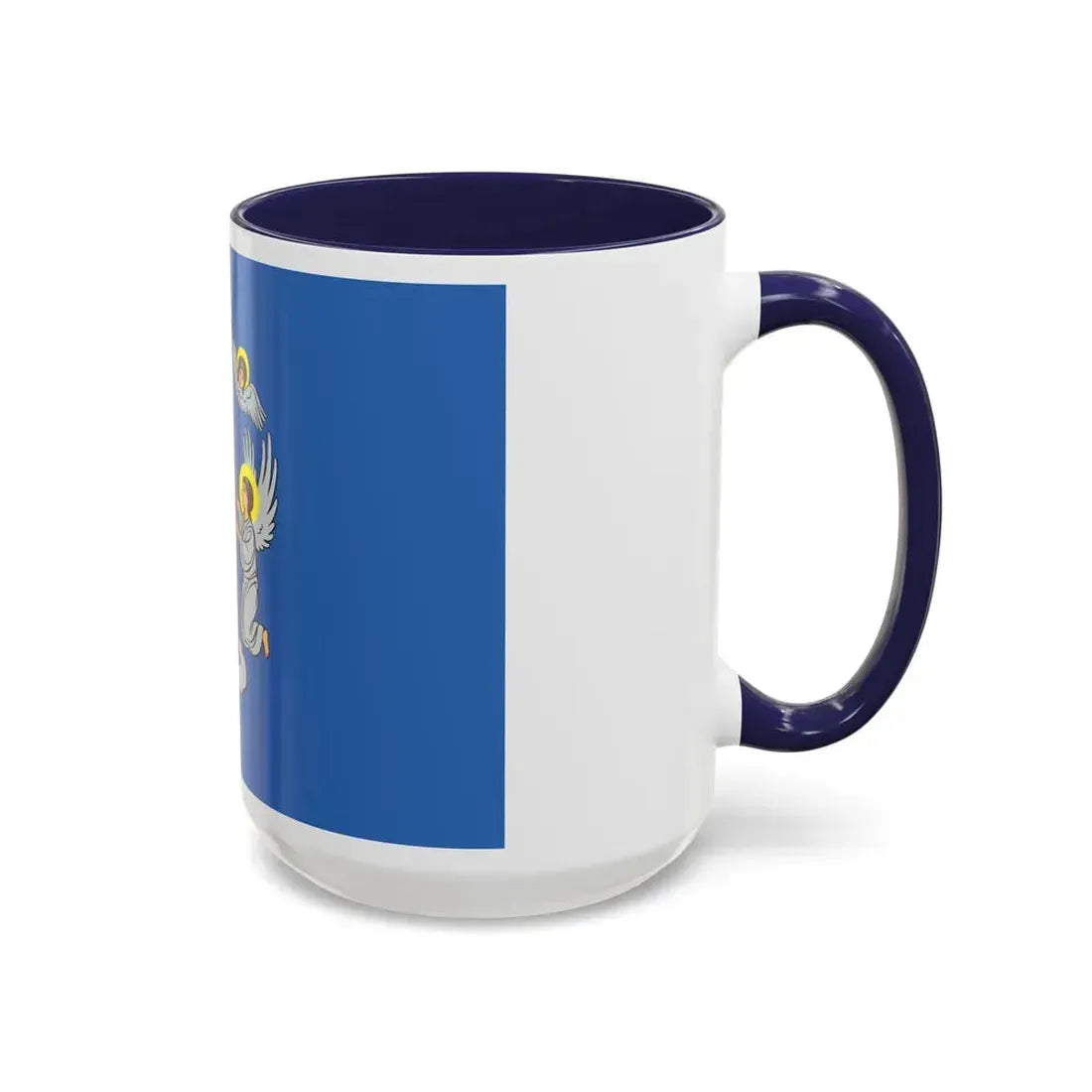 Flag of Minsk Miensk Russia - Accent Coffee Mug - Go Mug Yourself