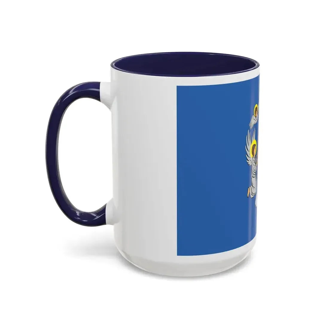 Flag of Minsk Miensk Russia - Accent Coffee Mug - Go Mug Yourself