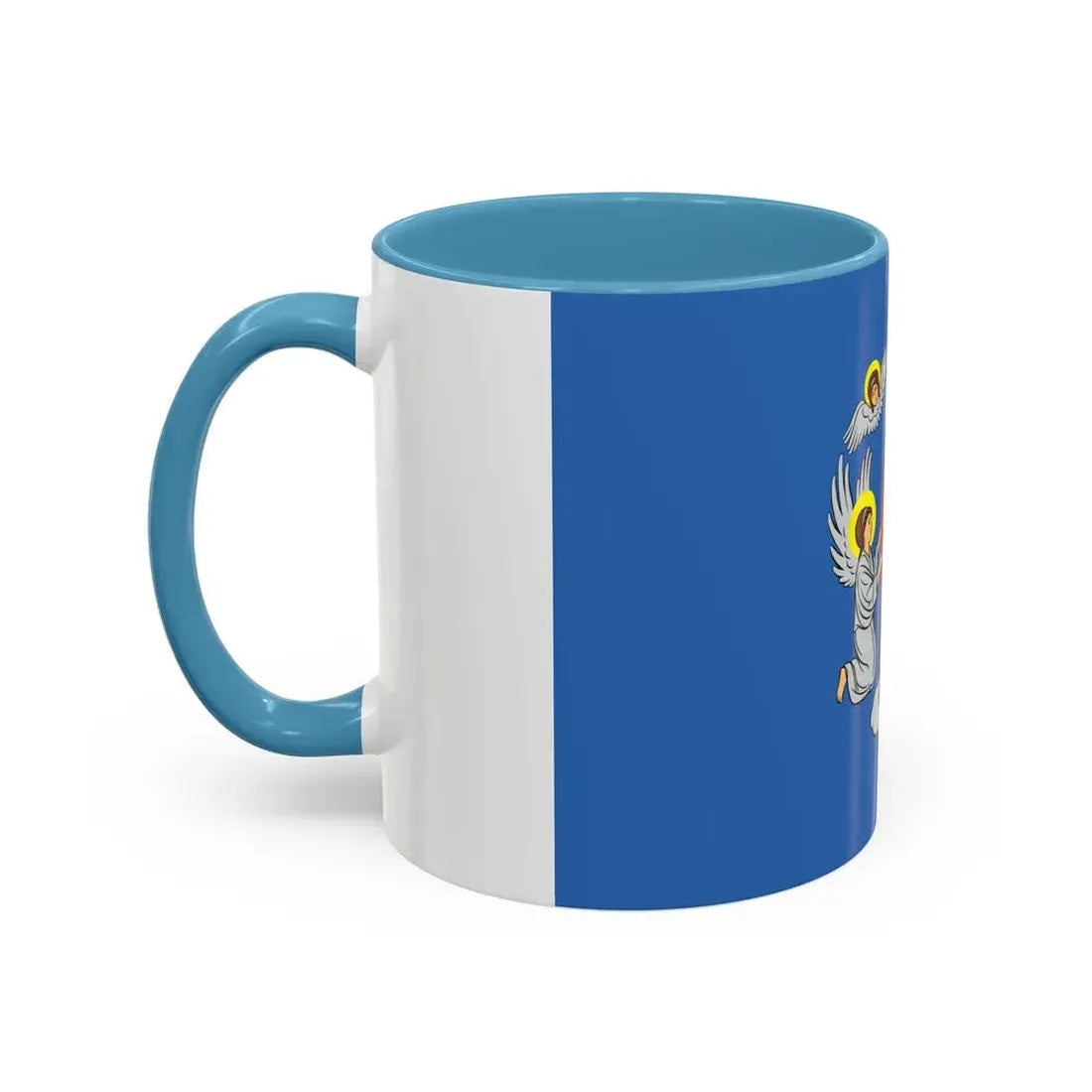 Flag of Minsk Miensk Russia - Accent Coffee Mug - Go Mug Yourself