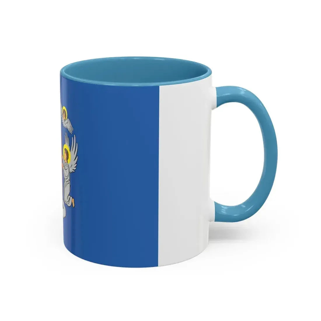 Flag of Minsk Miensk Russia - Accent Coffee Mug - Go Mug Yourself