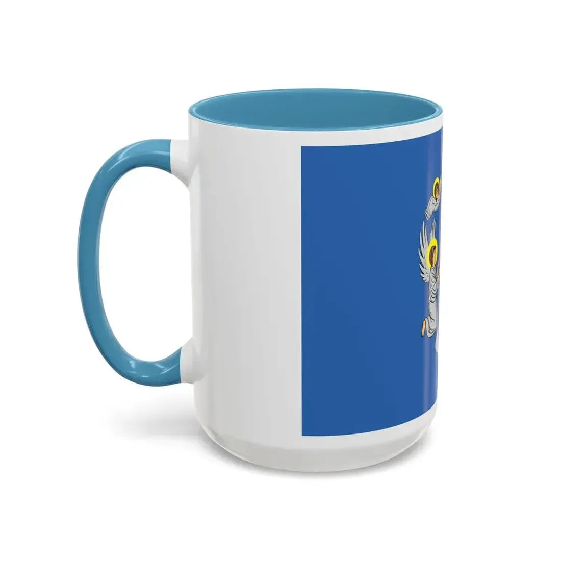 Flag of Minsk Miensk Russia - Accent Coffee Mug - Go Mug Yourself