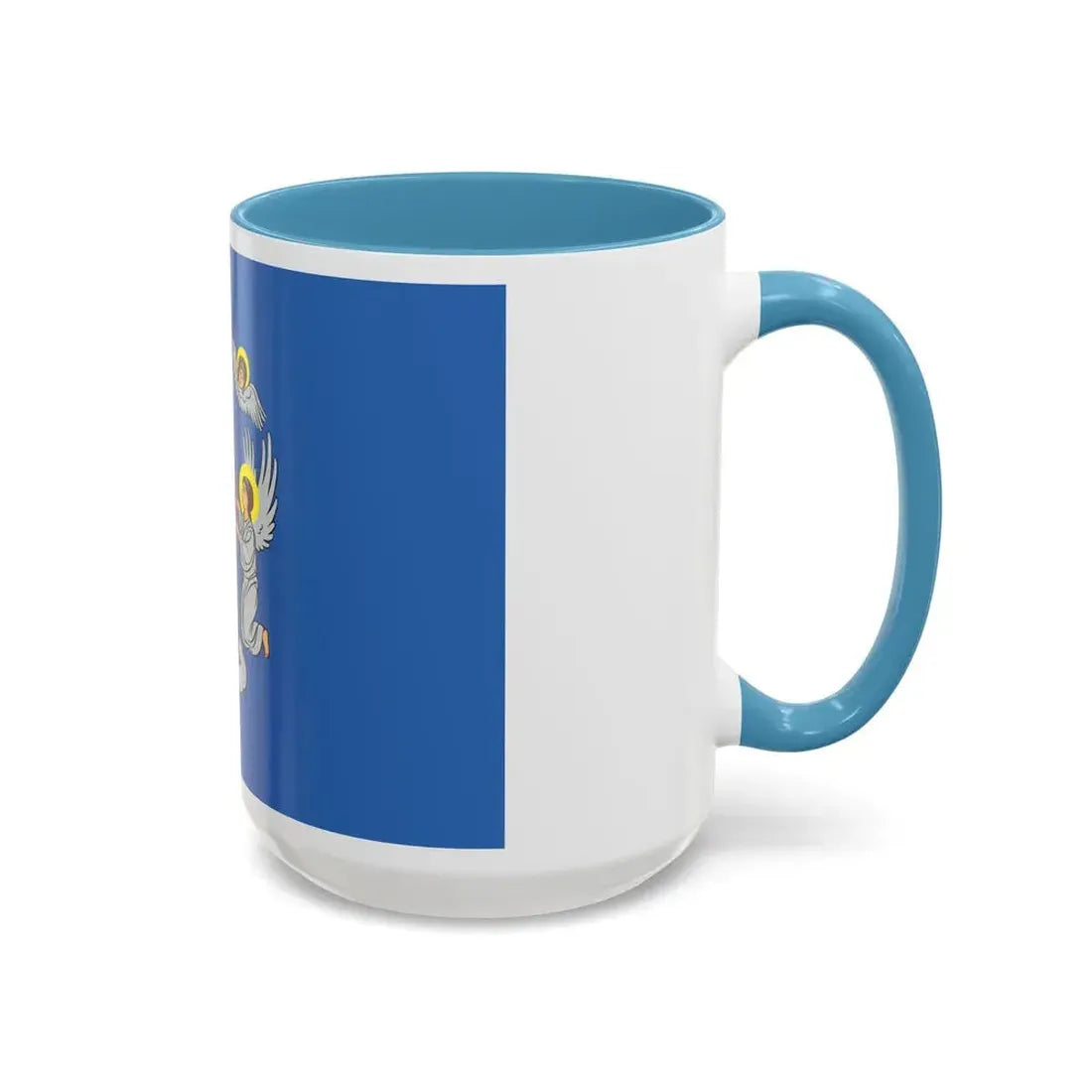Flag of Minsk Miensk Russia - Accent Coffee Mug - Go Mug Yourself