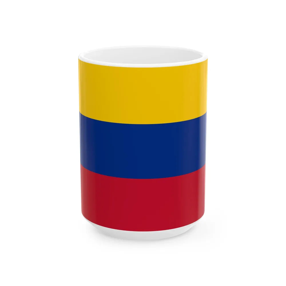 Flag of Miranda (Colombia) White Coffee Mug 15oz - Go Mug Yourself