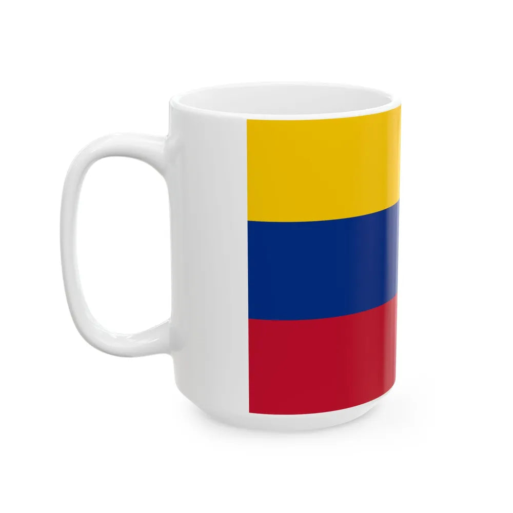 Flag of Miranda (Colombia) White Coffee Mug - Go Mug Yourself
