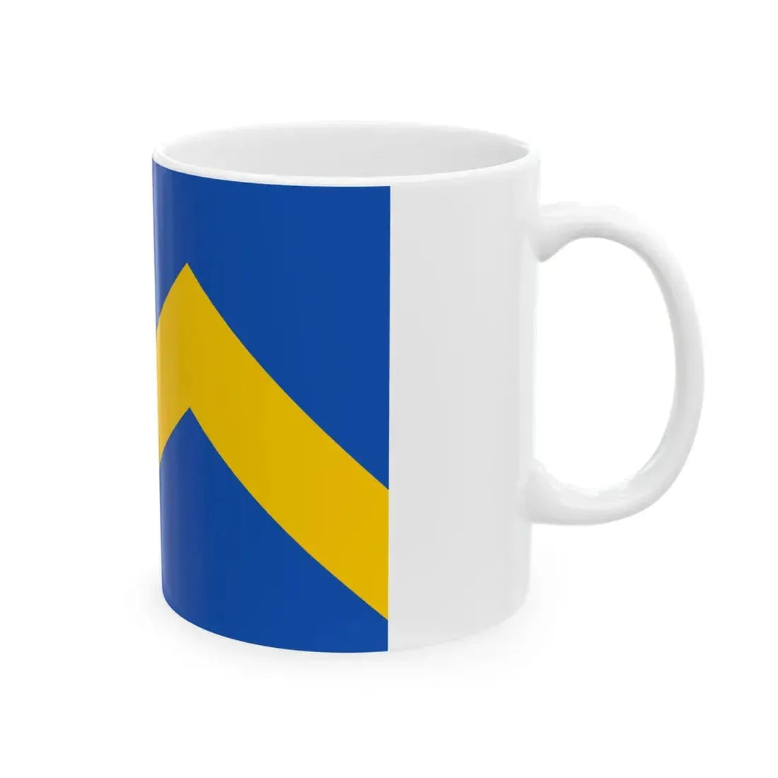 Flag of Mirandola (Italy) White Coffee Mug - Go Mug Yourself