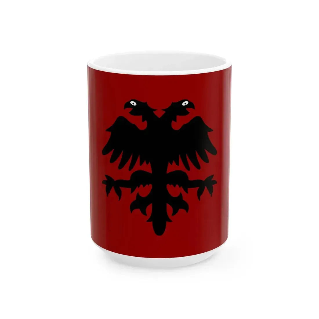 Flag of Mirdita Republic (Albania) White Coffee Mug 15oz - Go Mug Yourself